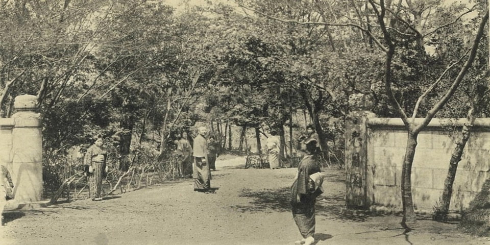 昔の兎月園付近