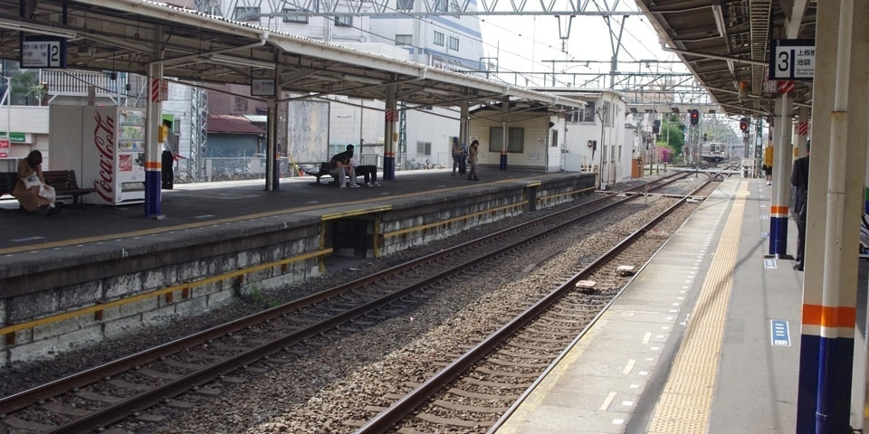 現在の駅ホーム